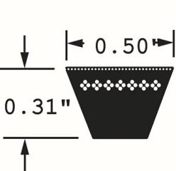 ContiTech Goodyear FHP 4L V-Belts